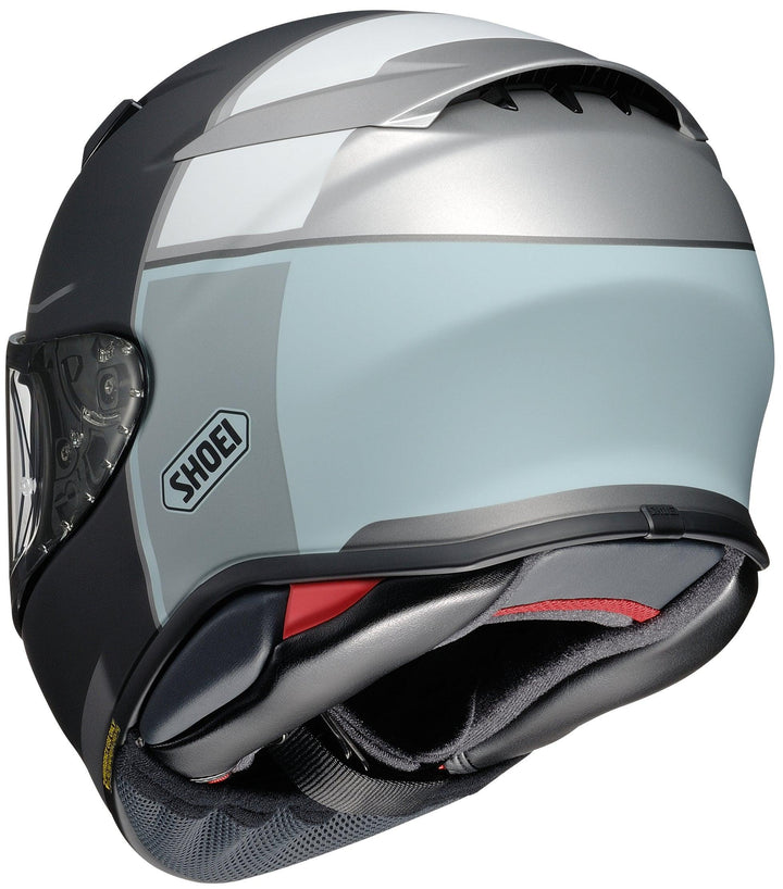 Shoei RF-1400 Yonder Helmet - TC-2 Black/Light Blue/Silver/White - Motor Psycho Sport