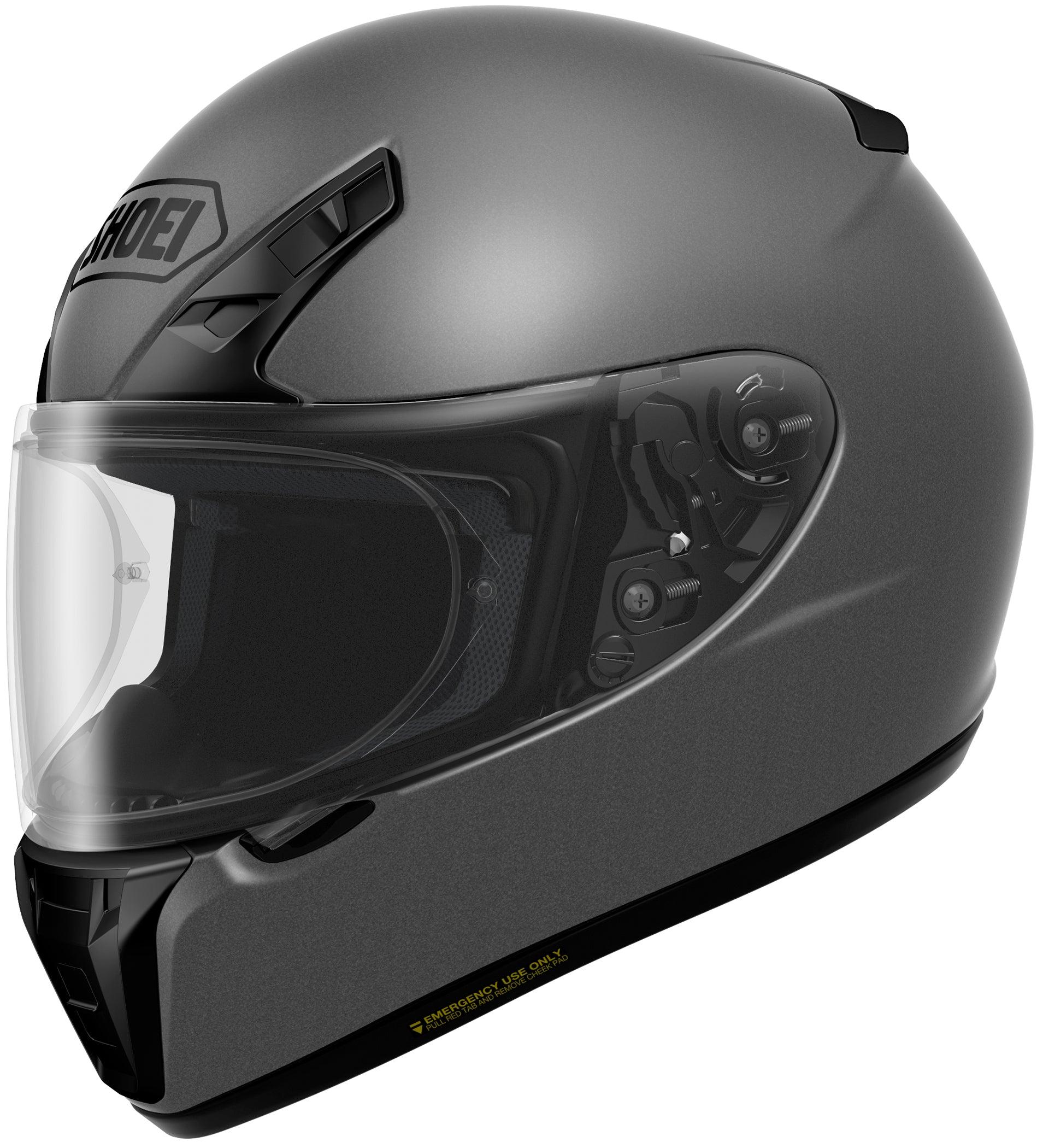 Shoei RF-SR Helmet - Matte Deep Gray – Motor Psycho Sport