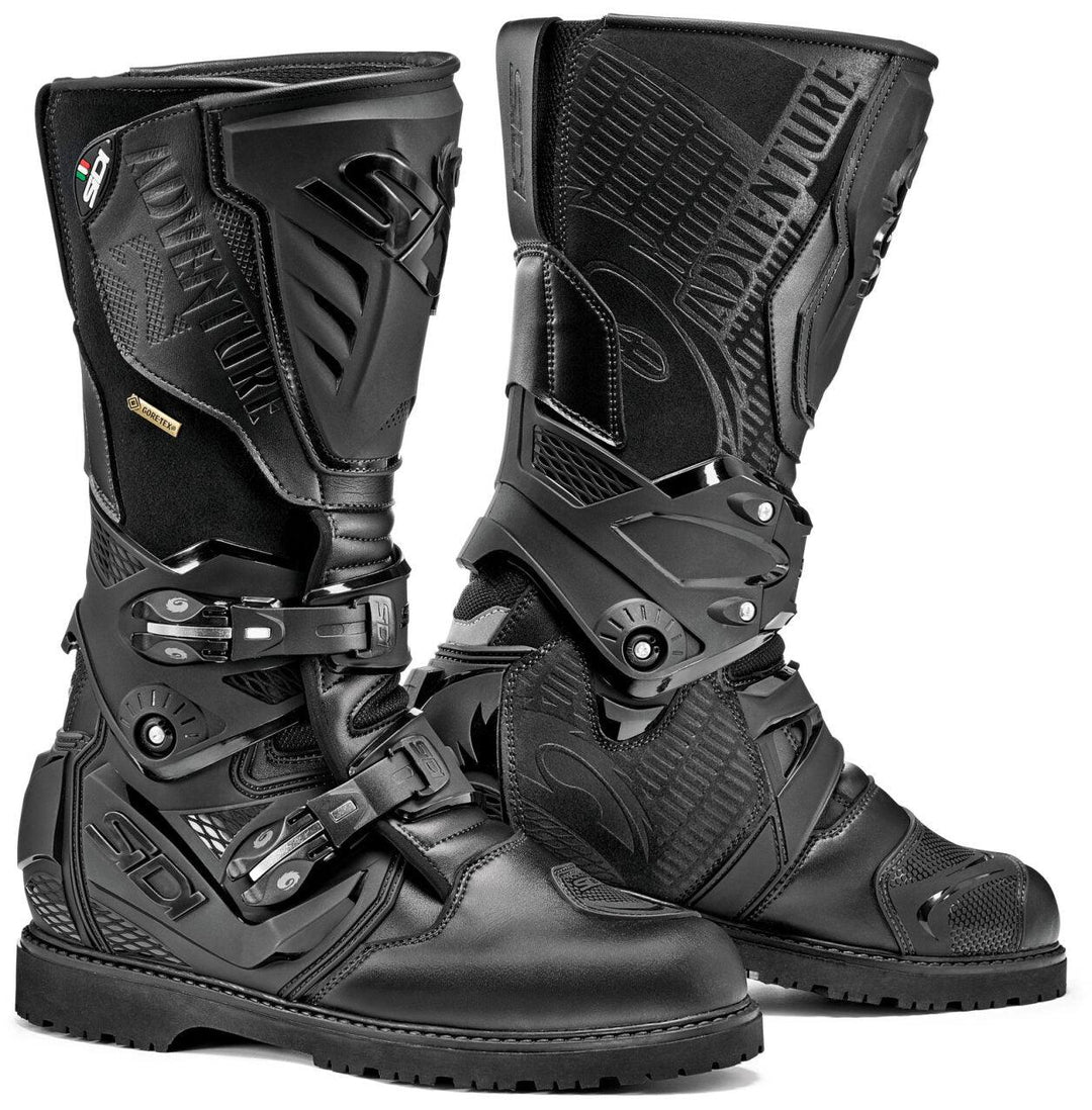 Sidi Adventure 2 Gore Touring Boots - Black/Black - Motor Psycho Sport