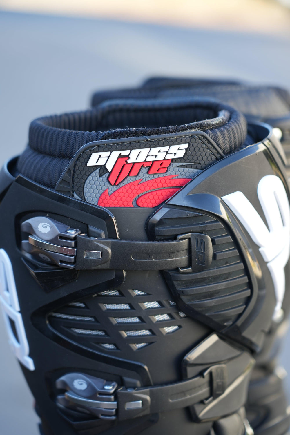 Sidi Crossfire 3 SRS Black/Black Boots - Motor Psycho Sport