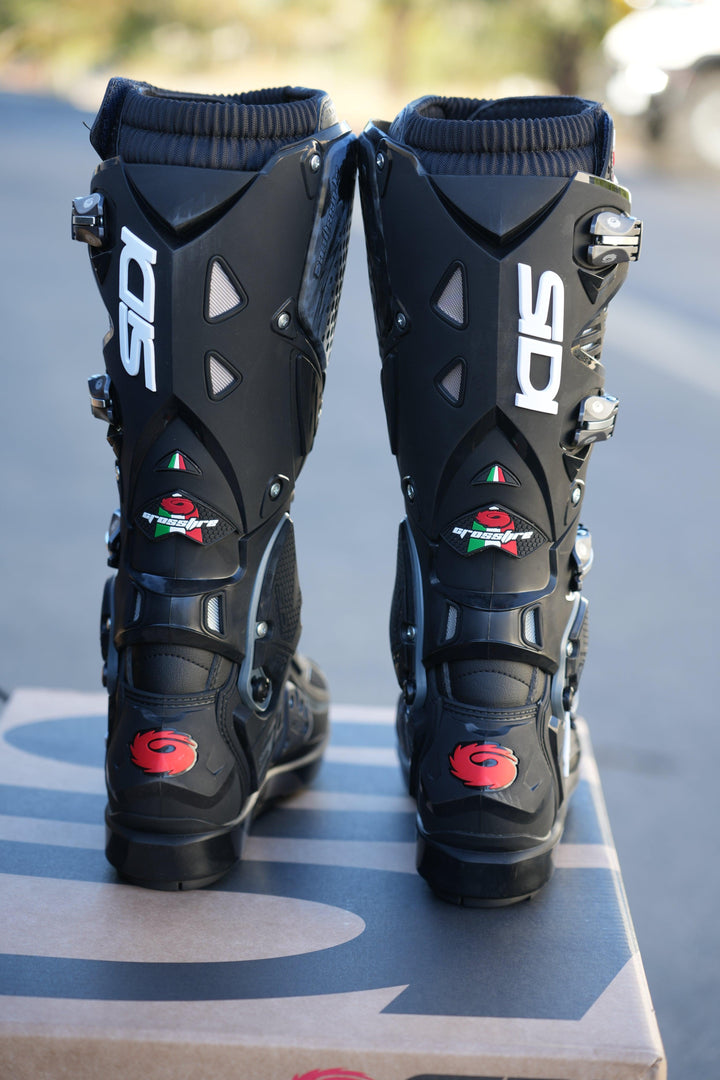 Sidi Crossfire 3 SRS Black/Black Boots - Motor Psycho Sport