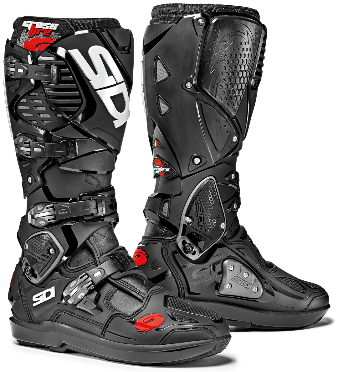 Sidi Crossfire 3 SRS Black/Black Boots - Motor Psycho Sport