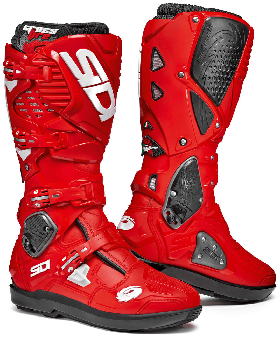 Sidi Crossfire 3 SRS Red/Red Boots - Limited Edition - Motor Psycho Sport