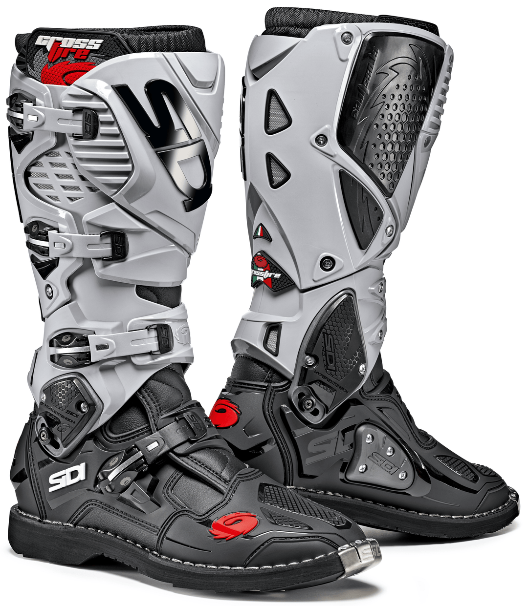 Sidi Crossfire 3 TA Black/Ash Boots - Motor Psycho Sport