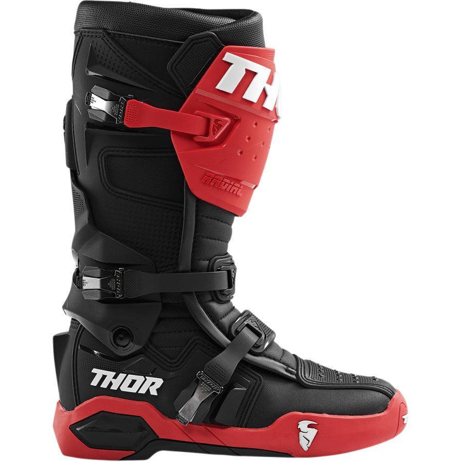 Thor Radial Red/Black Boots 2022 - Motor Psycho Sport
