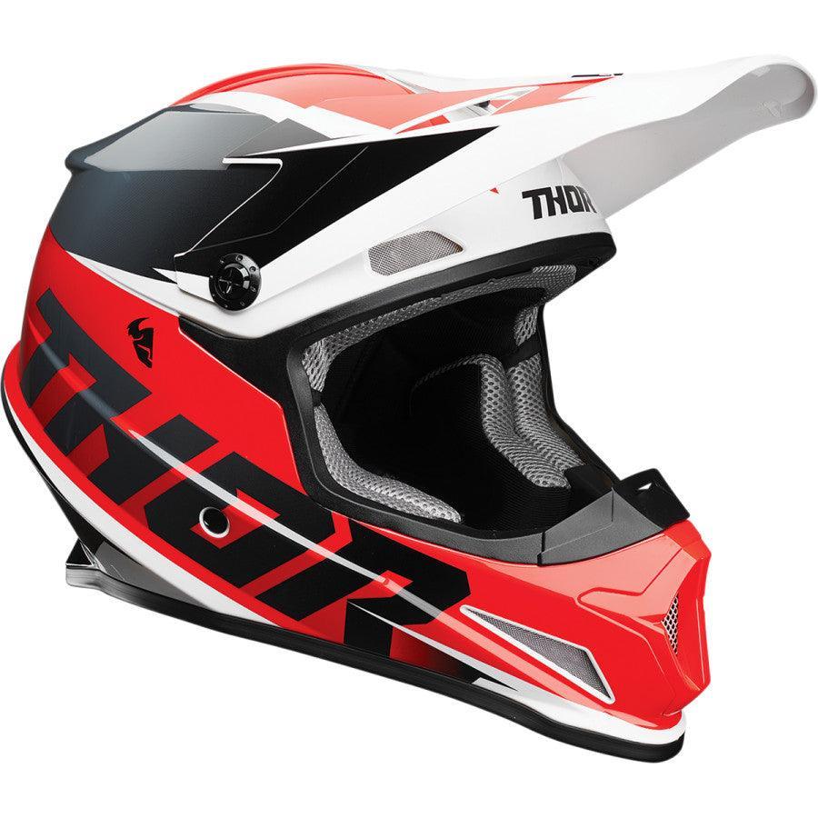 Thor Sector Fader Red/Black Helmet 2022 - Motor Psycho Sport