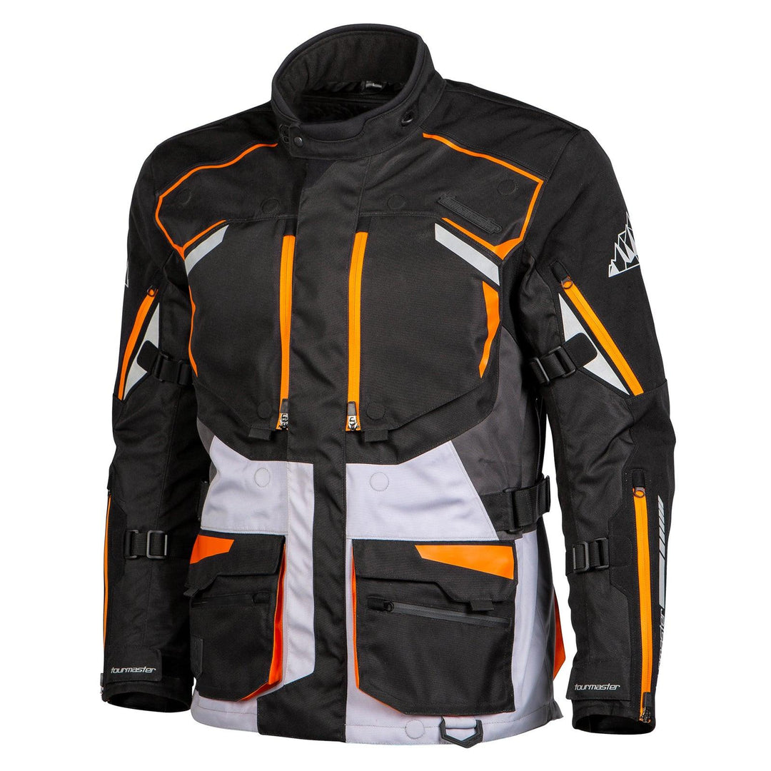 Tourmaster Highlander Wp Jacket - Black/Orange - Motor Psycho Sport