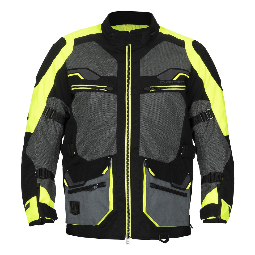 Tourmaster Men's Ridgecrest Mesh Adventure Jacket - Hi-Viz - Motor Psycho Sport