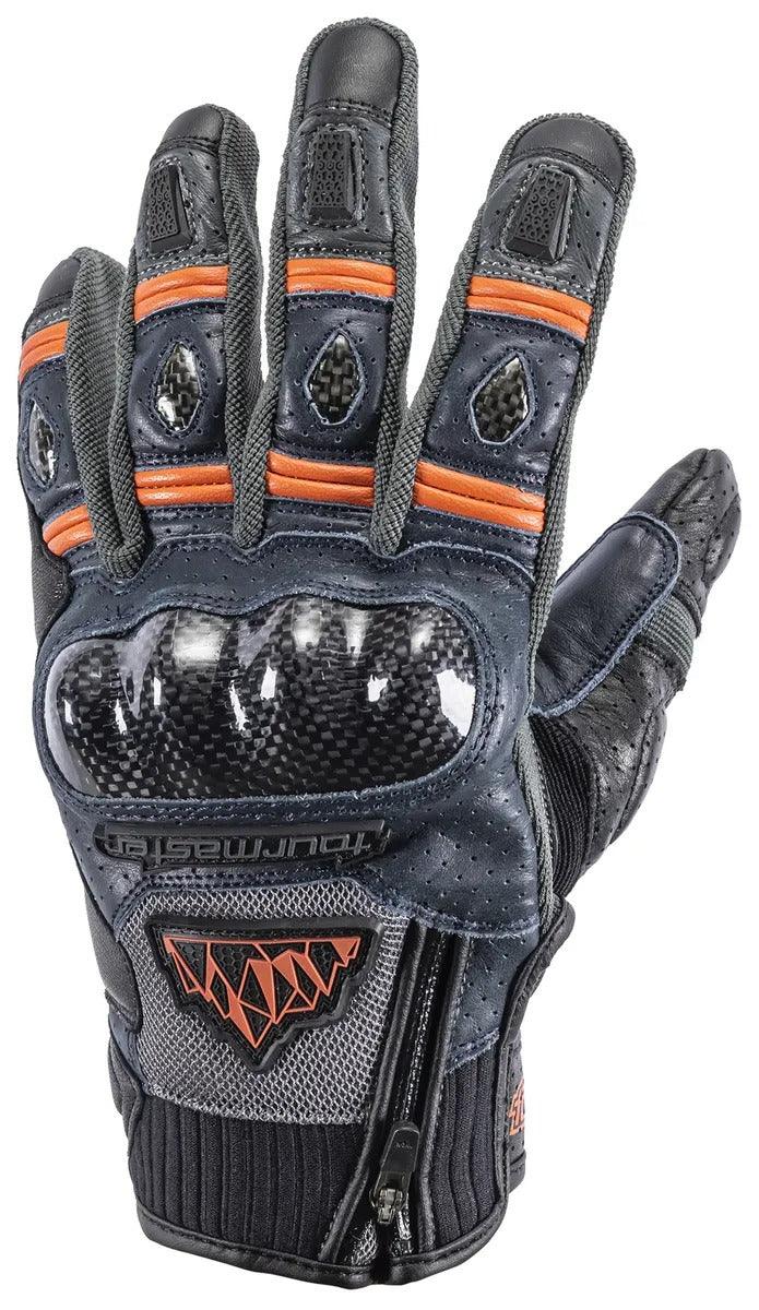 Tourmaster Men's Sierra Peak Glove - Navy/Orange - Motor Psycho Sport