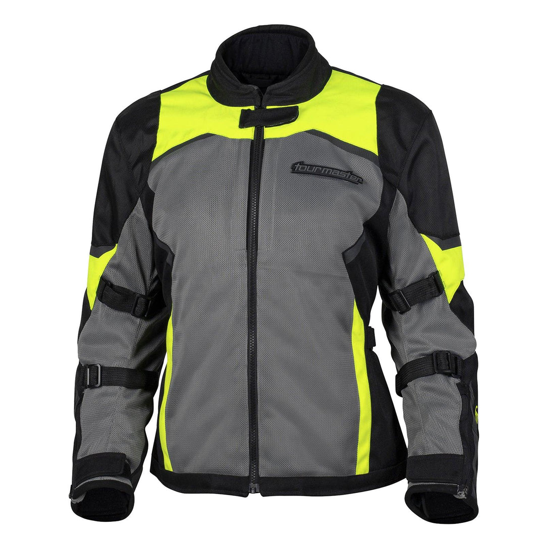 Tourmaster Women's Intake Air Jacket - Black/Hi-Viz - Motor Psycho Sport