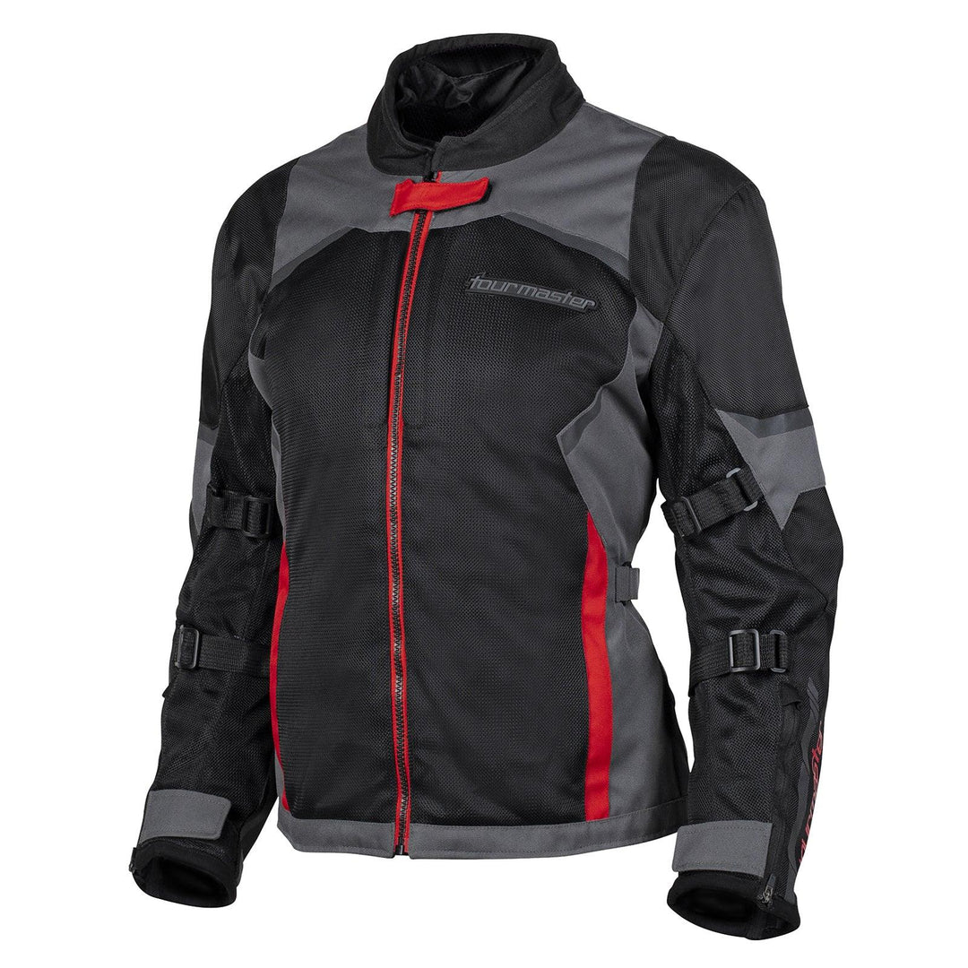 Tourmaster Women's Intake Air Jacket - Red/Grey - Motor Psycho Sport