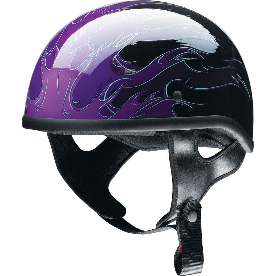 Z1R CC Beanie Hellfire Helmet - Purple - Motor Psycho Sport