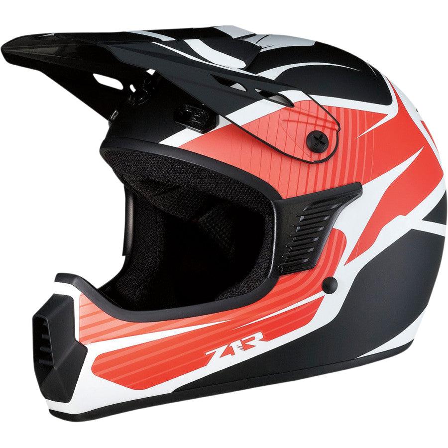 Z1R Child Rise Flame Helmet - Red - Motor Psycho Sport