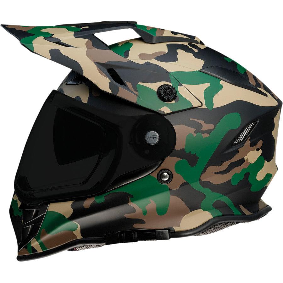 Z1R Range Camo Helmet - Woodland - Motor Psycho Sport