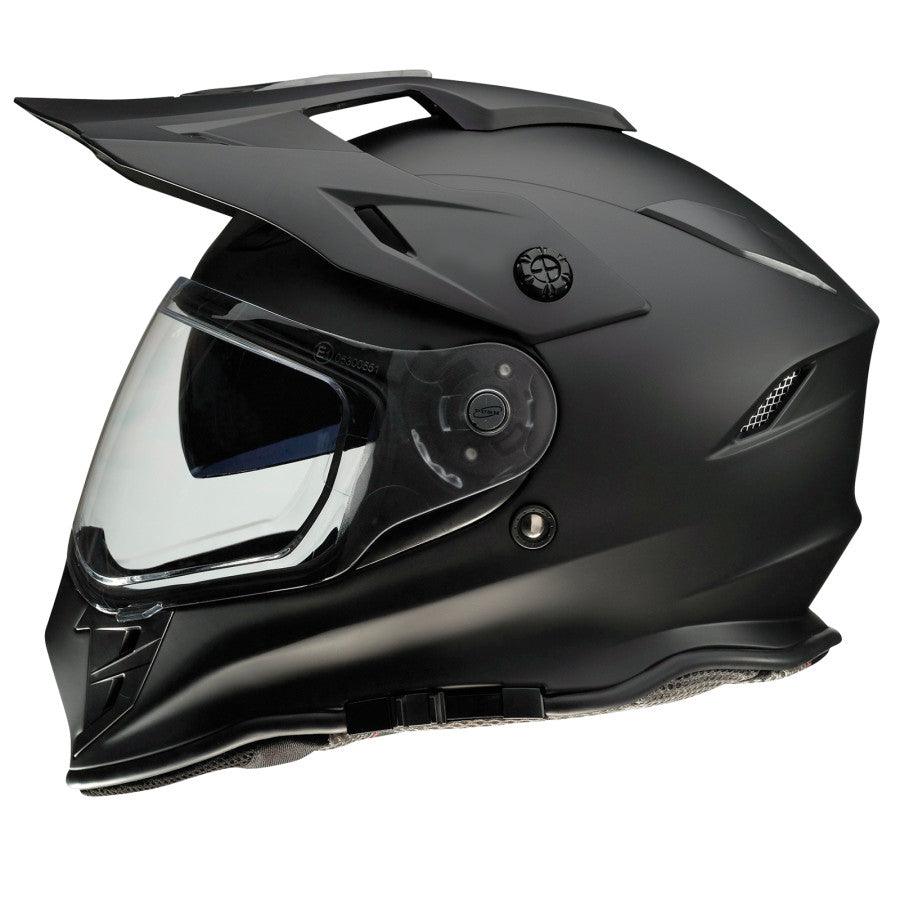 Z1R Range Dual Sport Helmet - Flat Black - Motor Psycho Sport