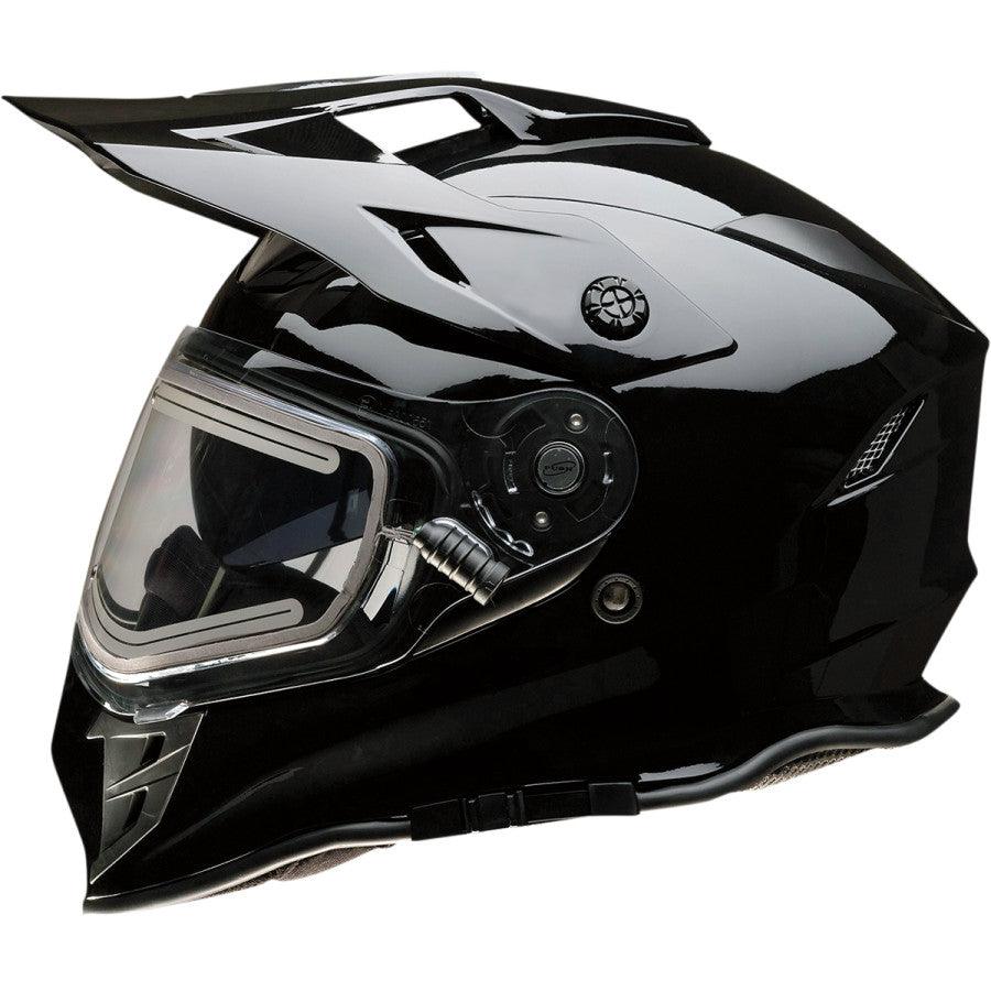 dual sport snowboard helmet Z1R Range Snow Electric Dual Pane Helmet