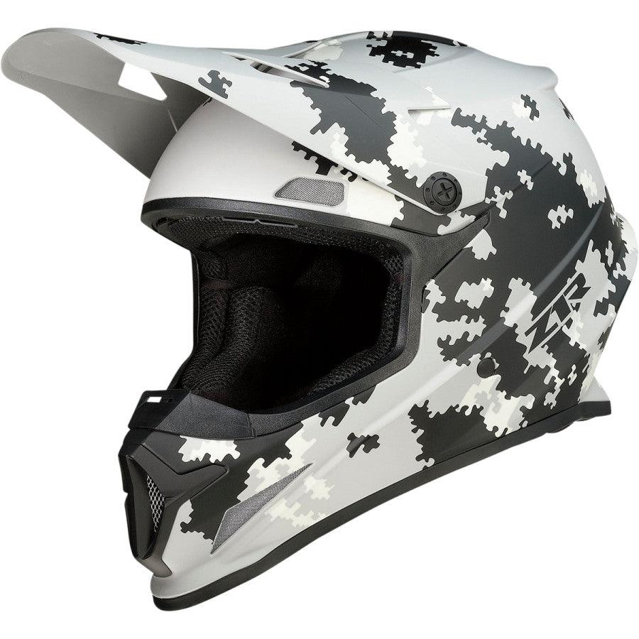 Z1R Rise Digi Camo Helmet - Gray - Motor Psycho Sport