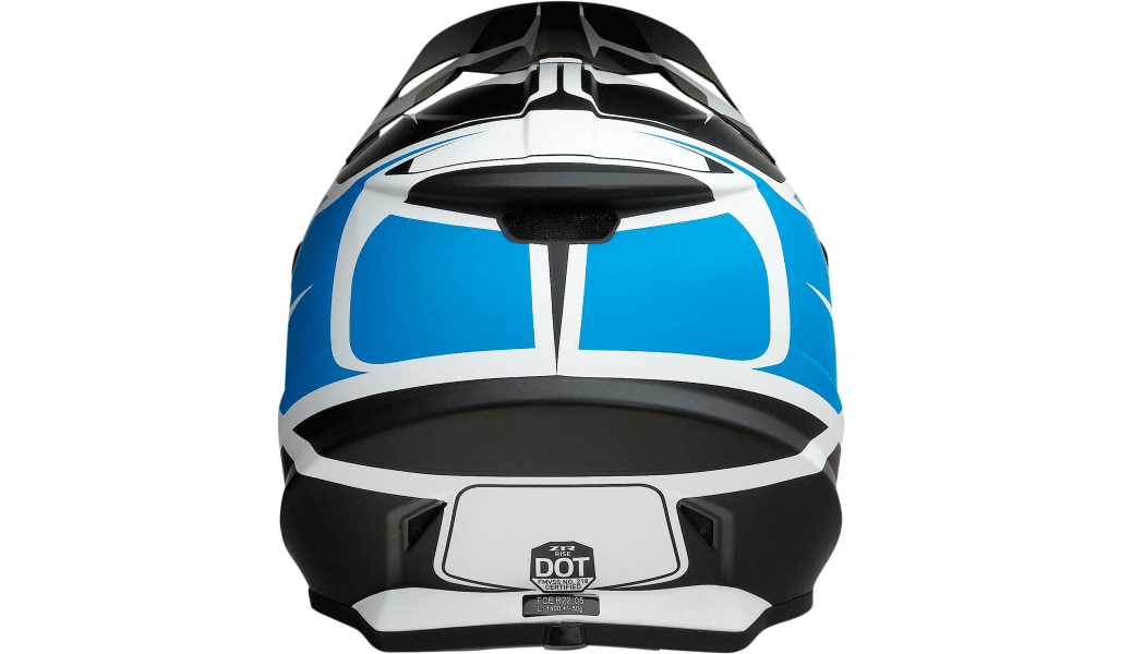 Z1R Rise Flame Blue Helmet - Motor Psycho Sport