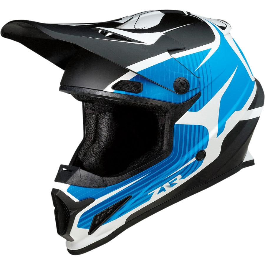 Z1R Rise Flame Helmet - Blue - Motor Psycho Sport