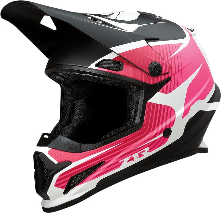 Z1R Rise Flame Pink Helmet - Motor Psycho Sport