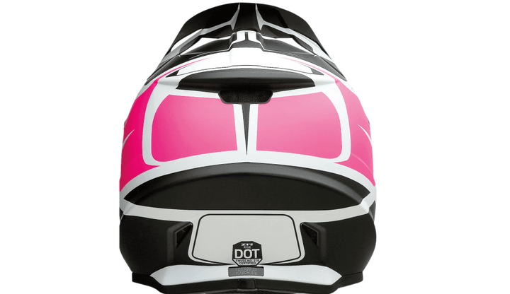 Z1R Rise Flame Pink Helmet - Motor Psycho Sport