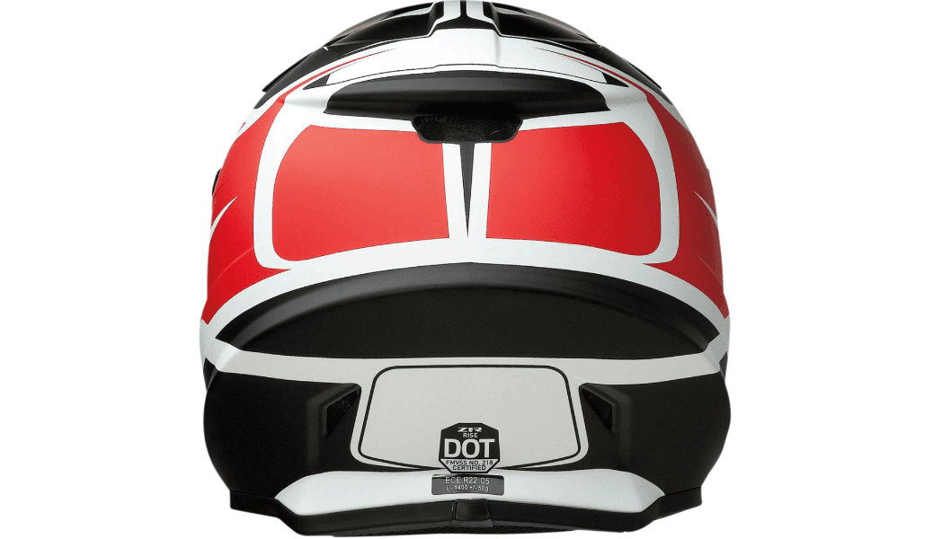 Z1R Rise Flame Red Helmet - Motor Psycho Sport