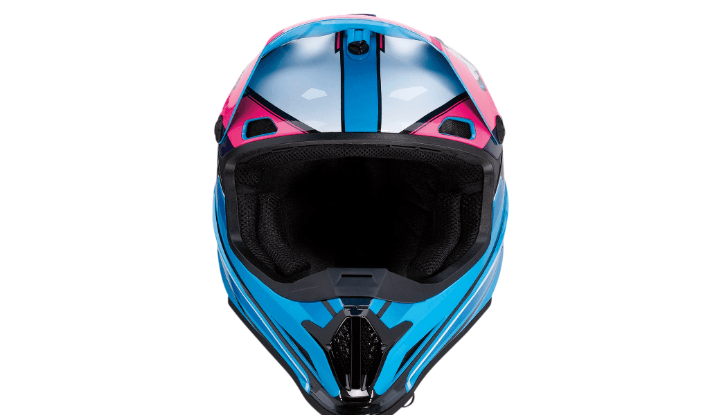 Z1R Rise MC Pink/Blue Helmet - Motor Psycho Sport