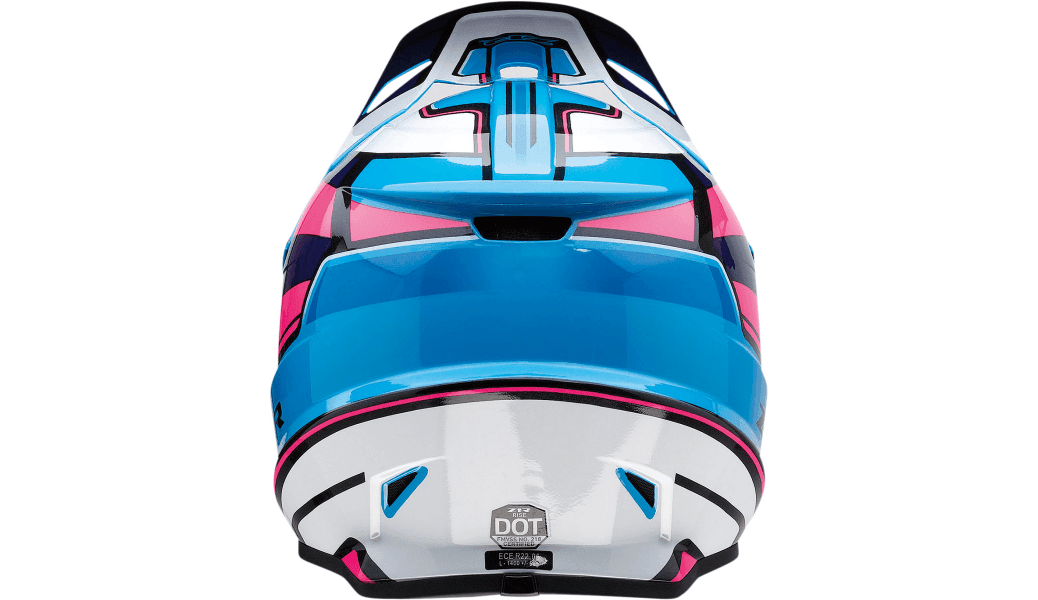 Z1R Rise MC Pink/Blue Helmet - Motor Psycho Sport