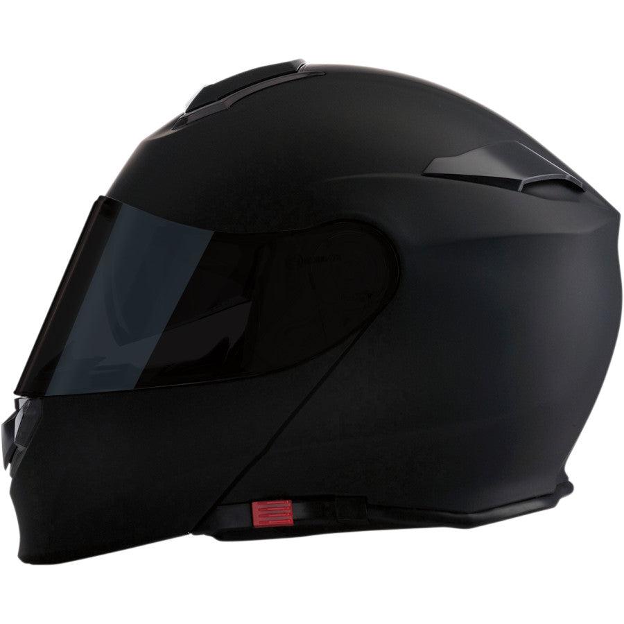 Z1R Solaris Modular Smoke Helmet - Flat Black - Motor Psycho Sport
