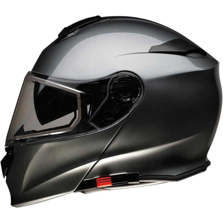 Z1R Solaris Modular Snow Helmet - Dark Silver - Motor Psycho Sport
