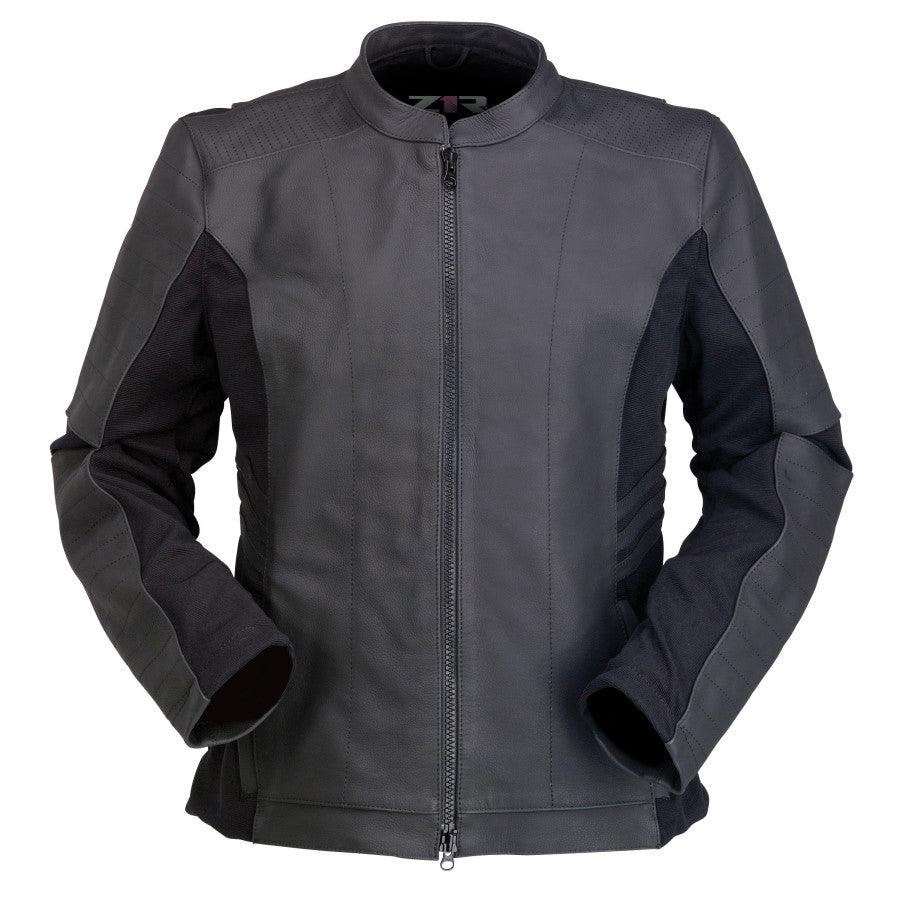 Z1R Women's Bellona Leather Jacket - Black - Motor Psycho Sport