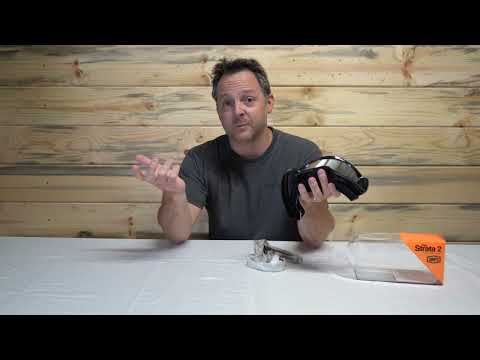 100% Strata 2 Goggles - Black Frame - Mirror Silver Lens