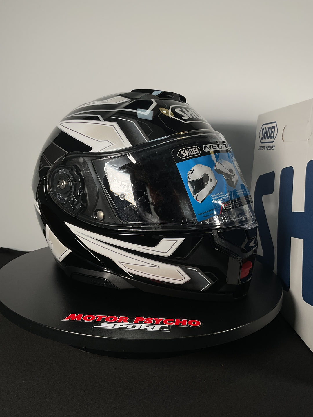 Shoei Neotec 3 Anthem Modular Helmet - TC-5 Black/Silver - Size L - OPEN BOX