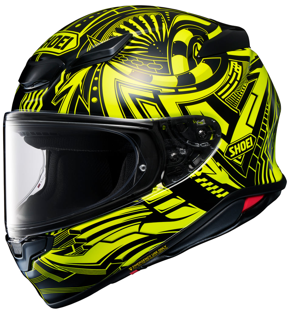 new shoei helmets 2020 - RF-1400 Ideograph Helmet enhanced aerodynamics and noise Shoei - X-Fifteen Marquez Motegi