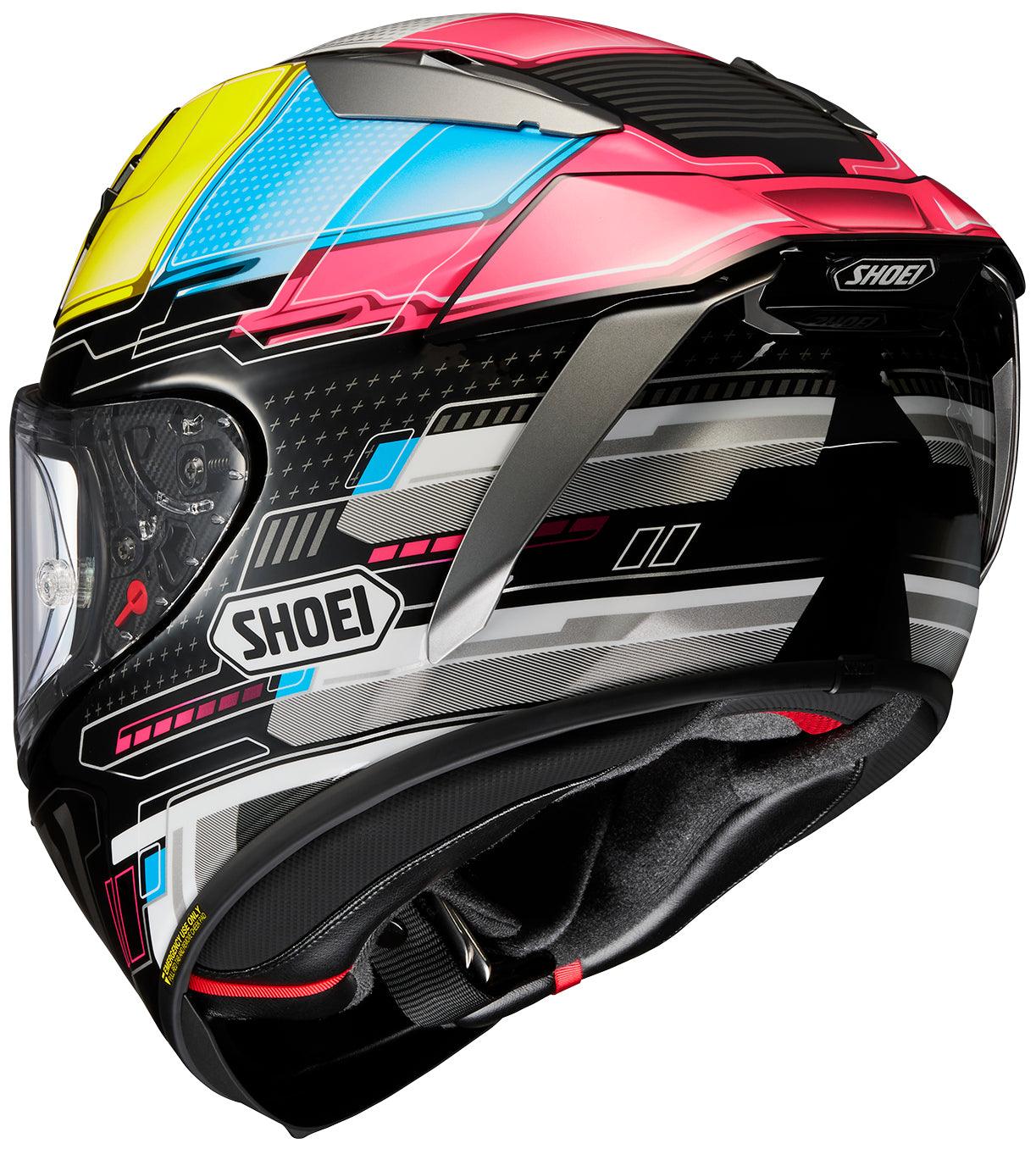 Shoei X-15 Proxy Helmet - TC-11 Yellow/Pink/Blue/Black – Motor