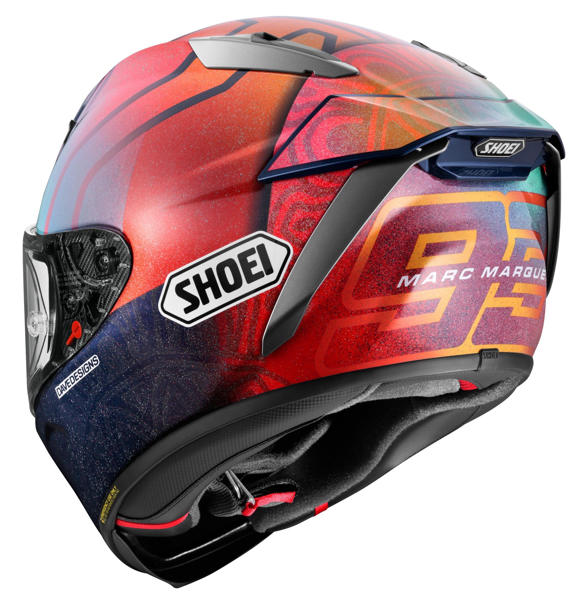 Shoei X-15 Marquez Holi Helmet - TC-1 – Motor Psycho Sport