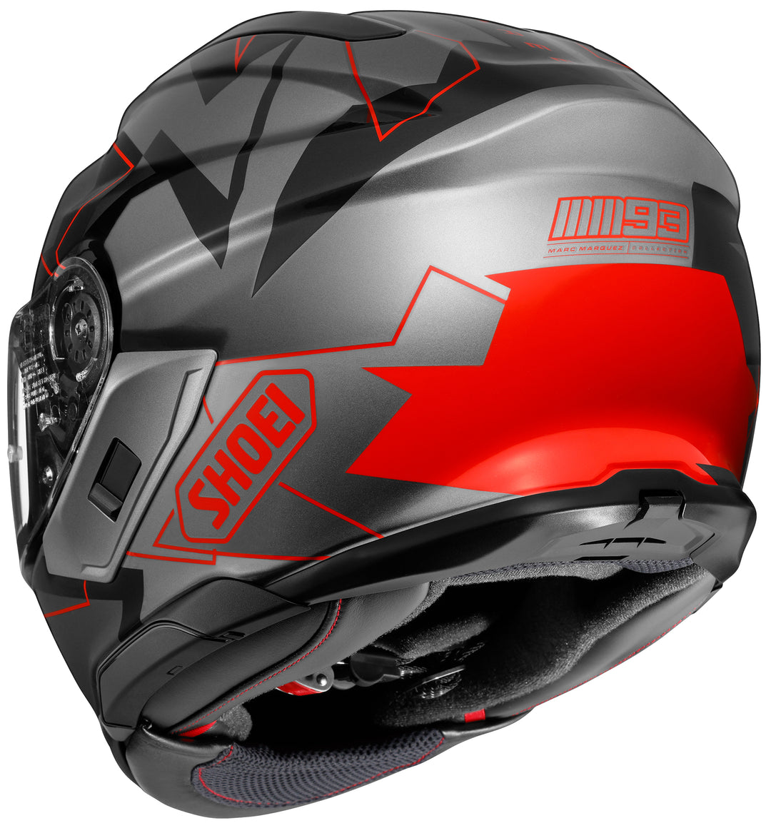 Shoei GT-Air 3 MM93 Grip Helmet - TC-1 Silver/Red/Black