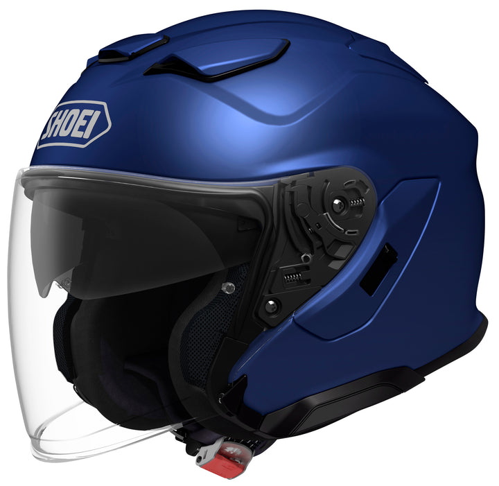 Shoei J-Cruise 3 Open-Face Helmet - Matte Blue Metallic