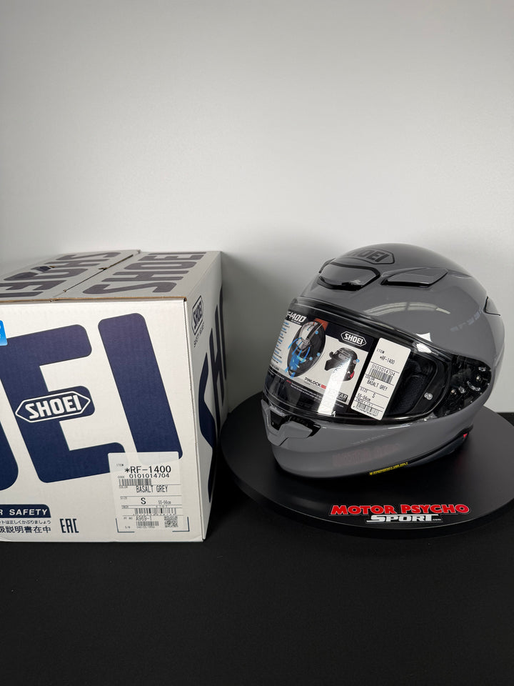 Shoei RF-1400 Helmet - Gloss Basalt Gray - Size Small - USED / OPEN BOX - FINAL SALE / NO RETURNS