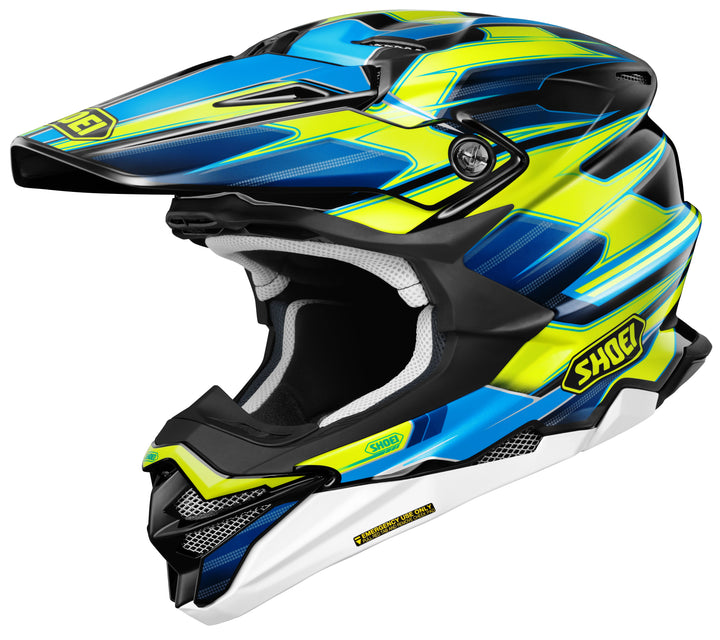 Shoei VFX-EVO Sparkle Helmet - TC-3 Blue/Green/Black