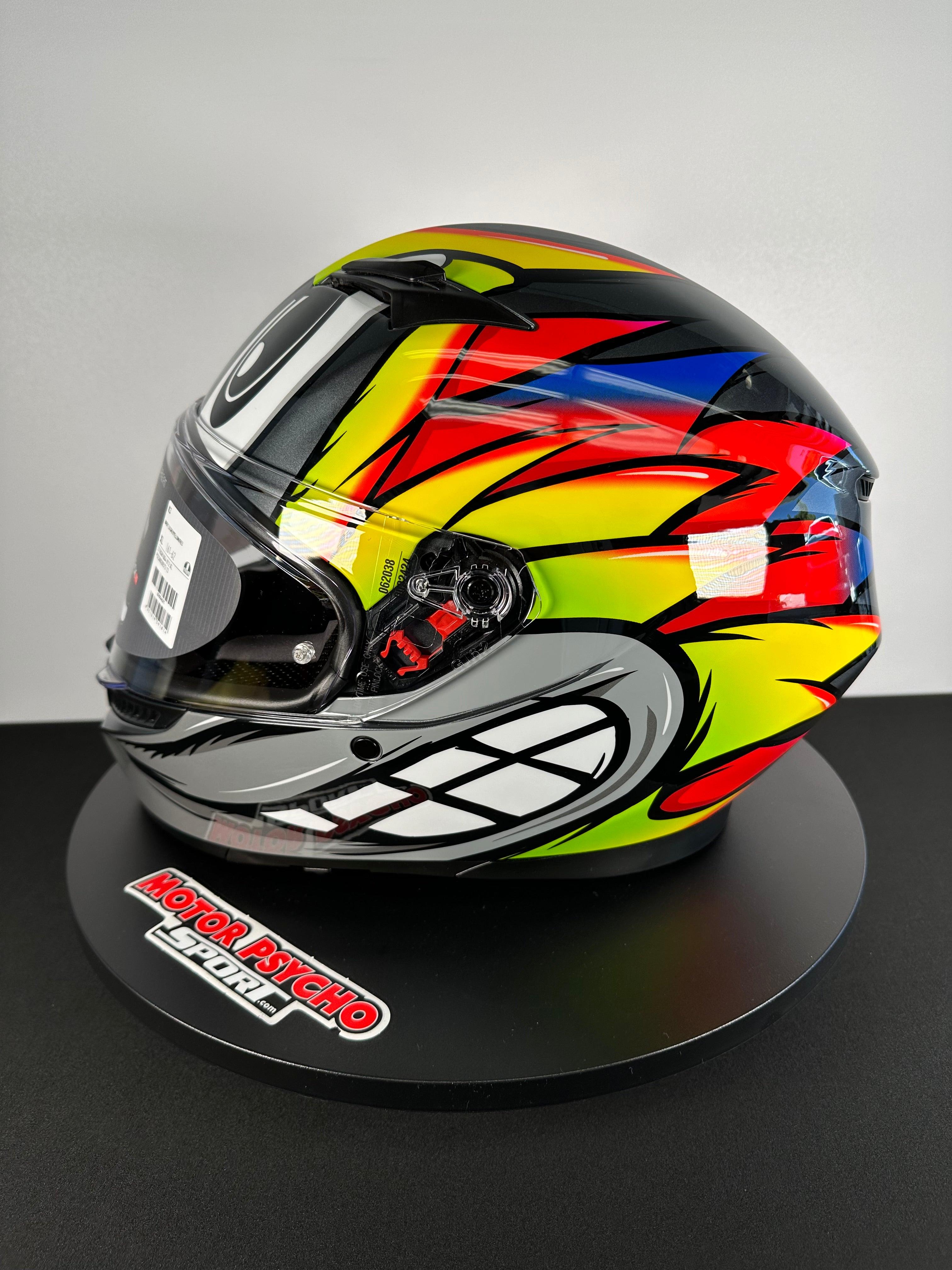 AGV K3 BIRDY 2.0 GREY/YELLOW/RED フルフェイス K3 BIRDY 2.0 GREY/YELLOW/RED - MOTORBIKE FULL FACE HELMET E2206