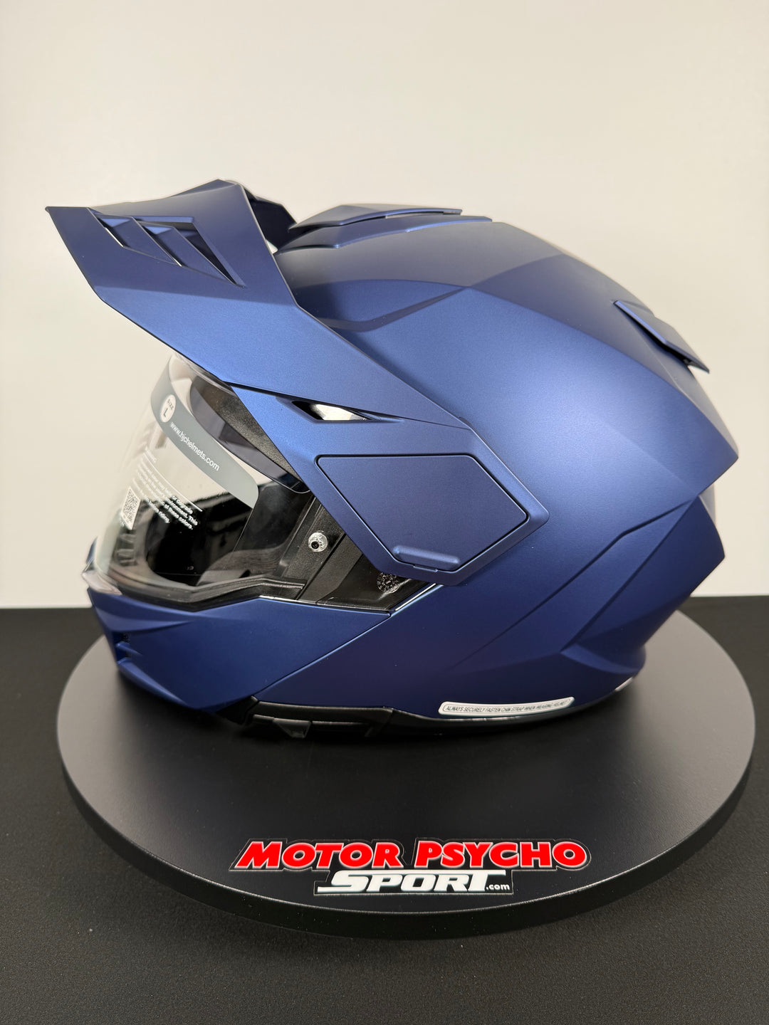 HJC i80 ADVENTURE MODULAR HELMET - SEMI-FLAT METALLIC BLUE - Size L - OPEN BOX