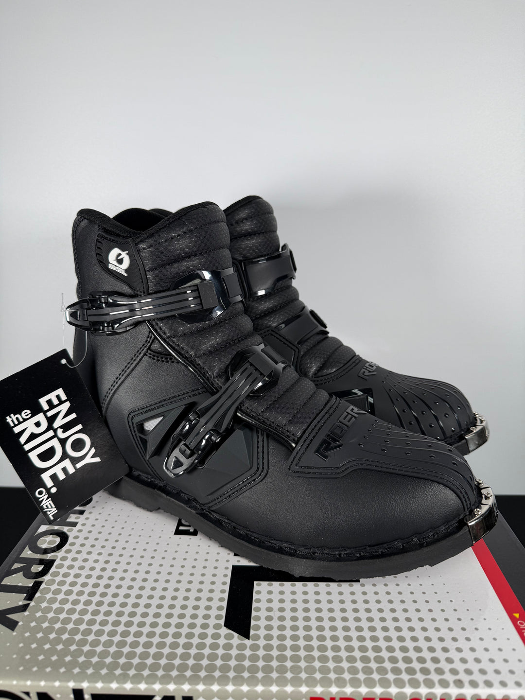 O'NEAL Shorty Boot - Black - Size Euro 48 / US 14 - OPEN BOX
