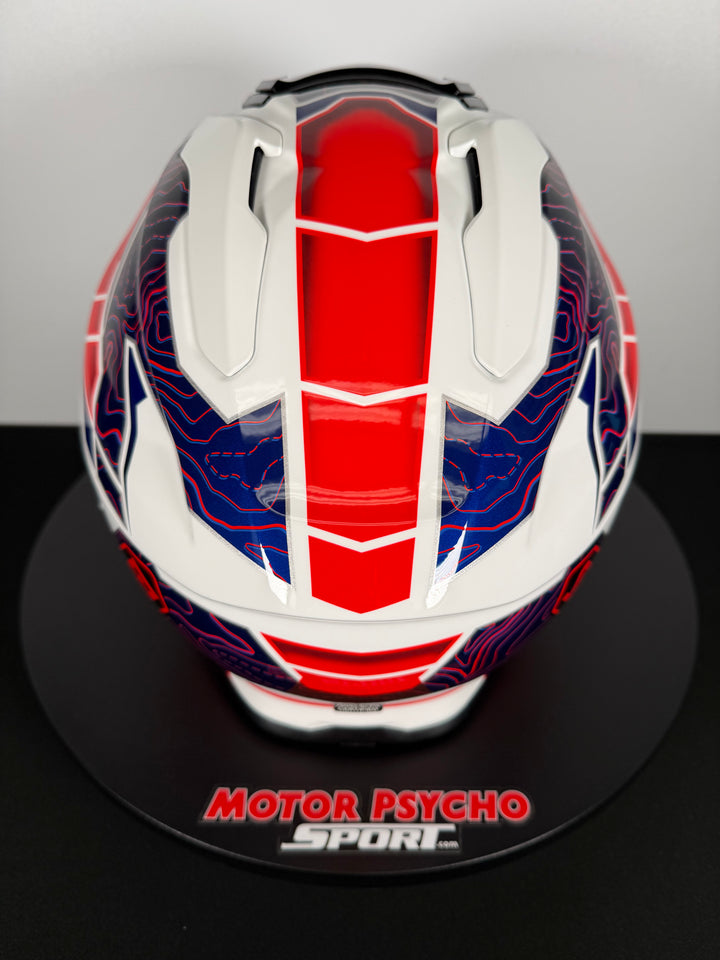 Shoei GT-Air 3 Hike Helmet - TC-10 Red/White/Blue - Size Medium - USED / OPEN BOX - FINAL SALE / NO RETURNS