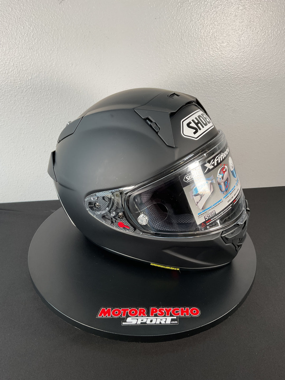 Shoei X-15 Helmet - Matte Black - Size XL - USED / OPEN BOX