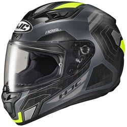 HJC i10/i10 PLUS SONAR HELMET - MC-3H SF BLACK/GRAY/HI-VIZ
