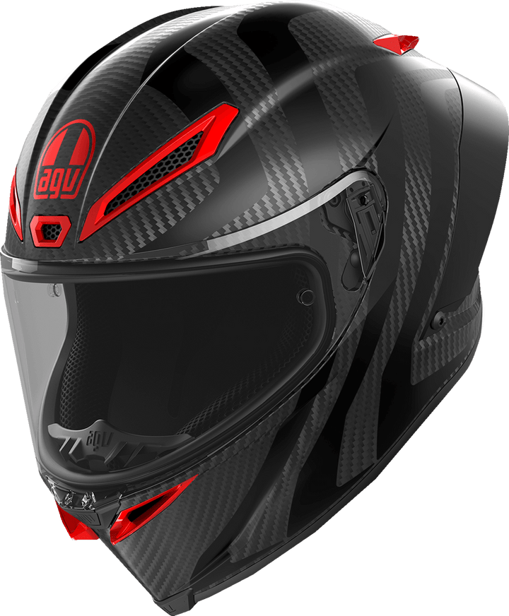 AGV Pista GP RR Performante Helmet - Matte Carbon/Black/Red - Size Medium - USED OPEN BOX
