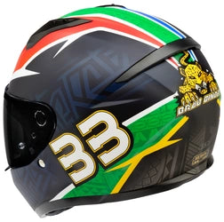 HJC C10 BRAD BINDER BB33 LTD HELMET - BLACK/BLUE/GREEN/RED