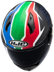 HJC C10 BRAD BINDER BB33 LTD HELMET - BLACK/BLUE/GREEN/RED
