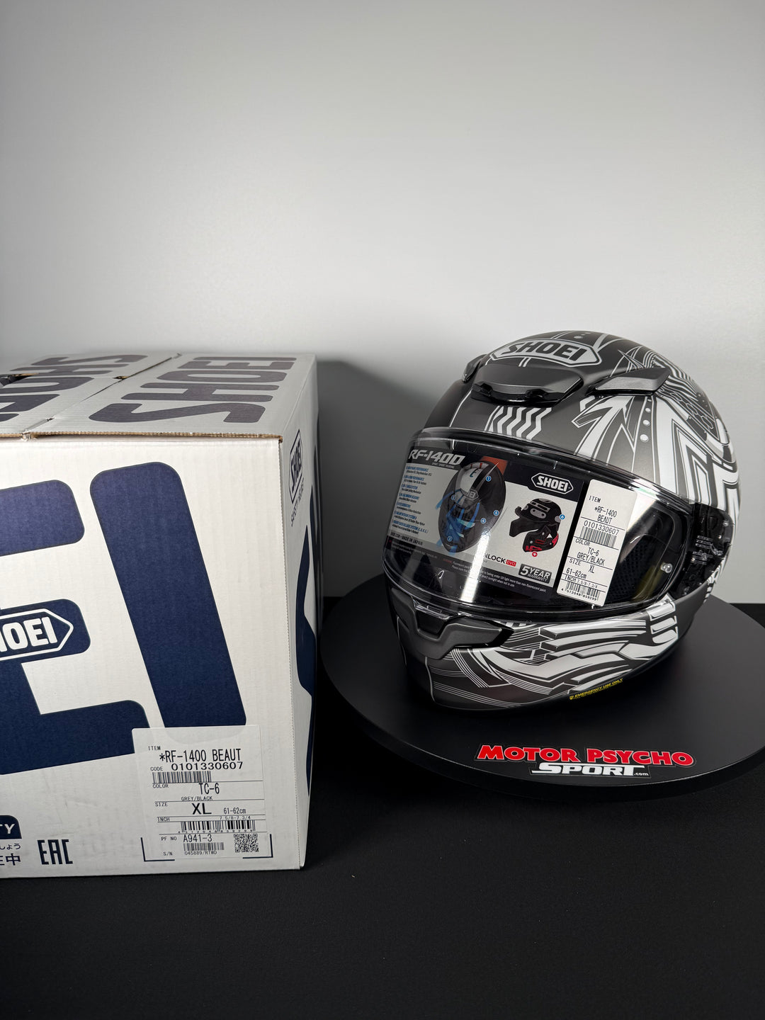Shoei RF-1400 Beaut Helmet - TC-6 - Size XL - USED / OPEN BOX